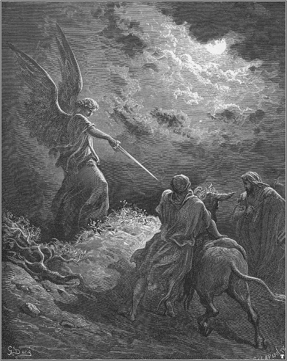 Dore_04_Num22_An Angel Appears to Balaam